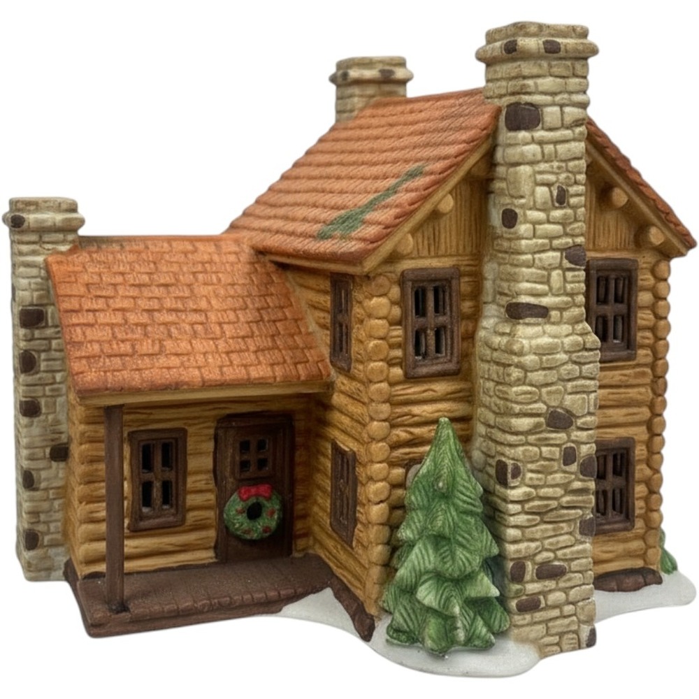 Dept 56 Heritage Village Timber Knoll Log Cabin New England Series 6544-7 Box